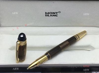 Buy Replica Mont Blanc Starwalker Rollerball Pen AAA+ / Gold Vertical stripes